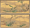 Flowers and Trees of the Four Seasons by Watanabe Shikō (Japanese, 1683–1755) - Classic Art canvas print