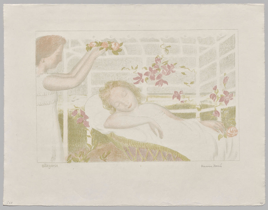 Allegory by Maurice Denis (French, 1870–1943) - Classic Painting canvas print