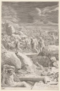 Christ Carried to the Tomb by Claude Mellan (French, 1598–1688) - Classic Art canvas print