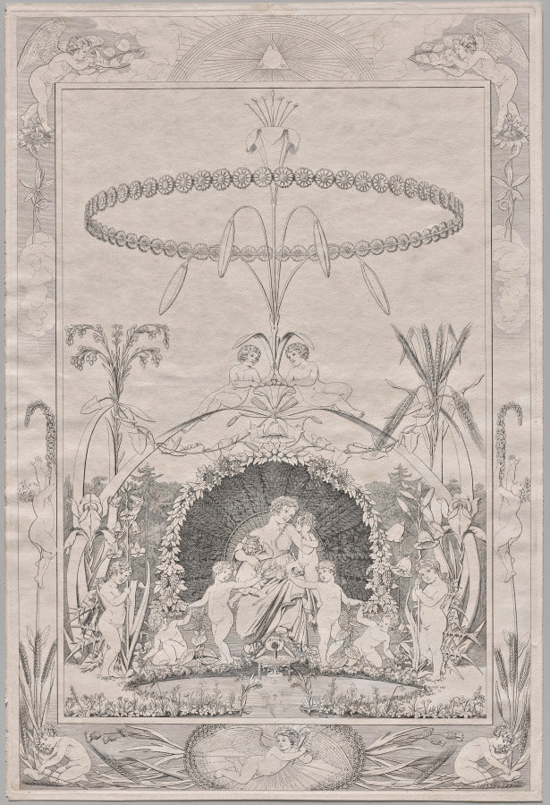 Day by Philipp Otto Runge (German, 1777–1810) - Classic Painting canvas print