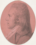 Portrait of Georges Arnold Fitzwilliam by Charles Balthazar Julien Fevret de Saint-Mémin (French, 1770–1852) - Classic Art canvas print