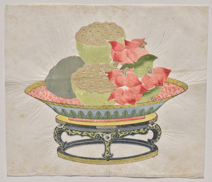 Lotus Seeds and Water Caltrops by  - Classic Painting canvas print