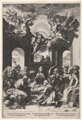 Adoration of the Shepherds by Cornelis Cort (Dutch, 1533–1578) - Classic Art canvas print