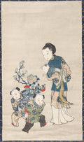 Mother and Sons by  - Classic Painting canvas print