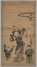 Zhang Xian Shoots the Heavenly Dog by  - Classic Painting canvas print