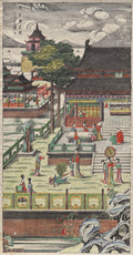 Music in the Jade Palace by  - Classic Painting canvas print