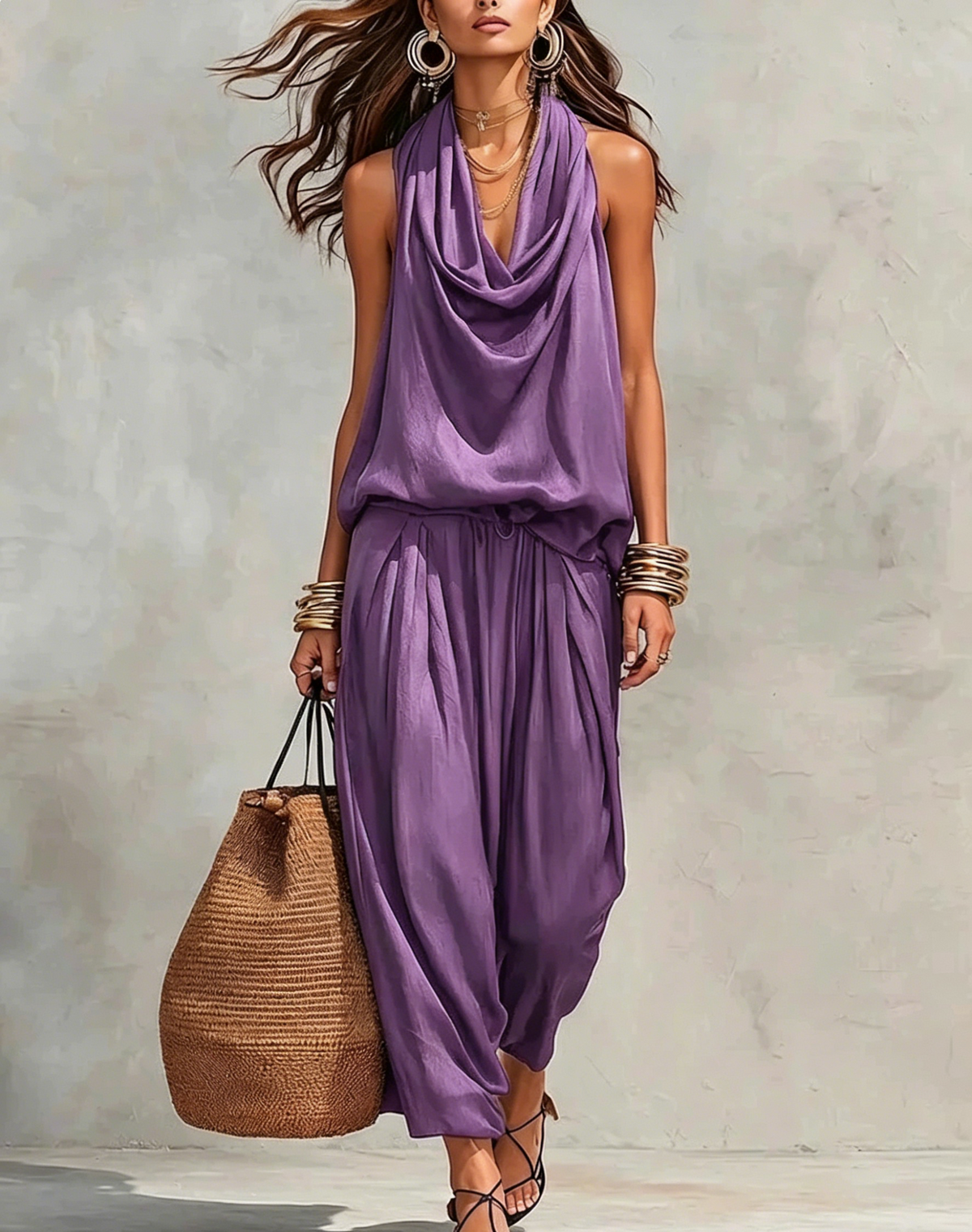 🔥Hot Sale 49% OFF 🎁Nomadic Draped Pants Set