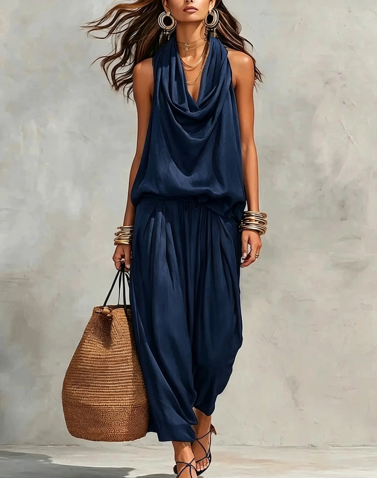 🔥Hot Sale 49% OFF 🎁Nomadic Draped Pants Set