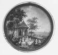 A Picnic by Edmé Charles de Lioux de Savignac - Classic Art canvas print