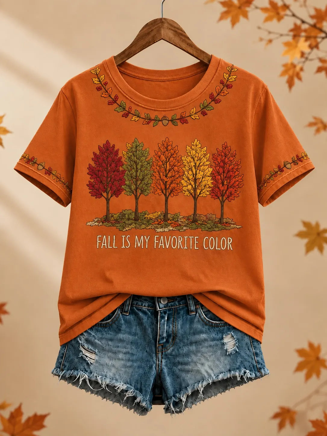 Women's Fall Is My Favorite Color Short-sleeved T-shirt