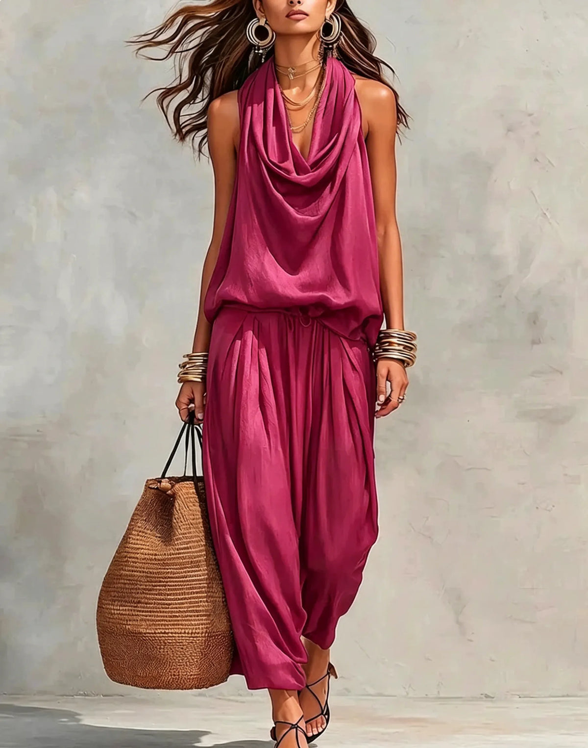 🔥Hot Sale 49% OFF 🎁Nomadic Draped Pants Set