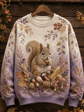 Women's Autumn Animal Print Sweatshirt