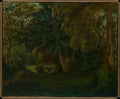 George Sand's Garden at Nohant by Eugène Delacroix - Romantic canvas print