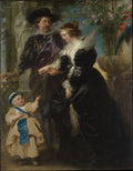Rubens, Helena Fourment 16141673, and Their Son Frans 16331678 by Peter Paul Rubens - Baroque canvas print