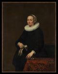 Portrait of a Woman by Jürgen Ovens - Oil Painting canvas print