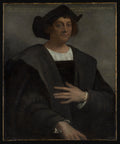 Portrait of a Man, Said to be Christopher Columbus born about 1446, died 1506 by Sebastiano del Piombo (Sebastiano Luciani) - Oil Painting canvas print