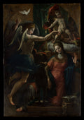 The Annunciation by Girolamo Mazzola Bedoli - Classic Art canvas print