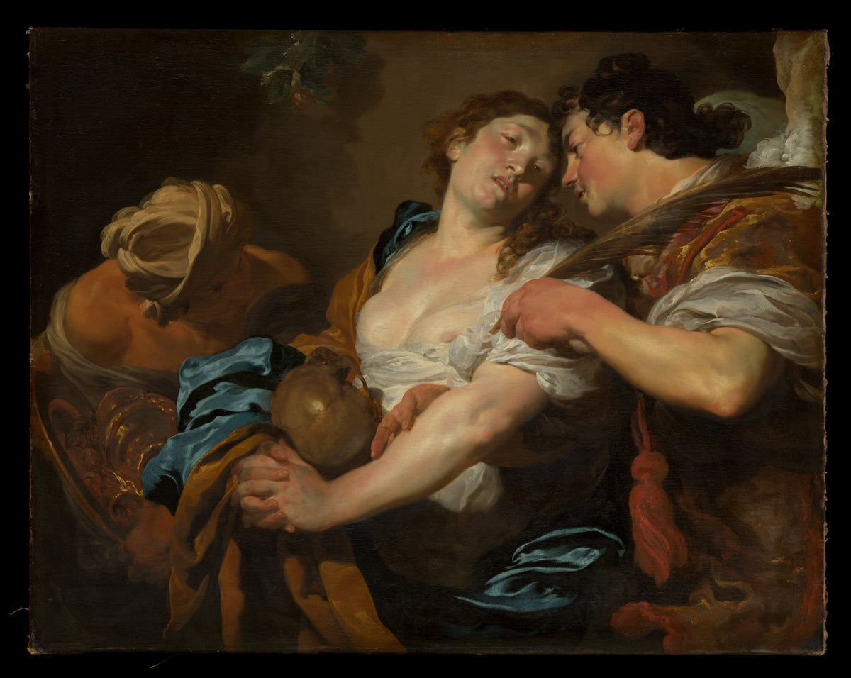 The Temptation of Saint Mary Magdalen by Johann Liss - Oil Painting canvas print