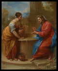 Christ and the Woman of Samaria by Benedetto Luti - Classic Art canvas print