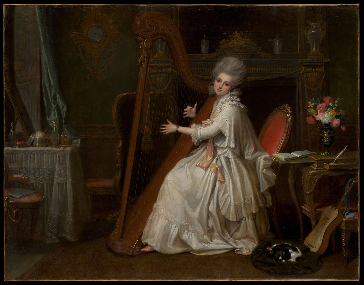 Marianne Dorothy Harland 17591785, Later Mrs. William Dalrymple by Richard Cosway - Oil Painting canvas print
