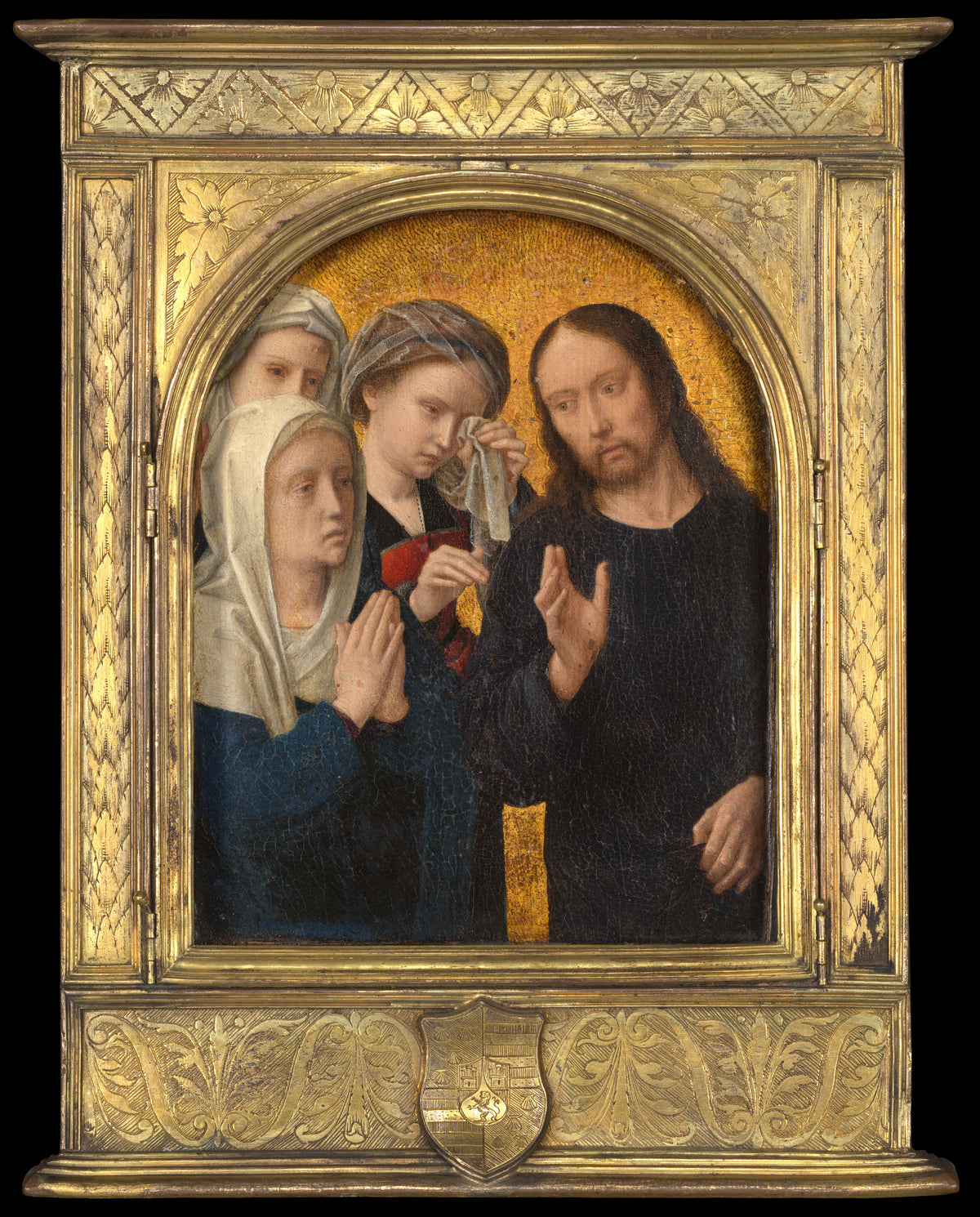 Christ Taking Leave of His Mother by Gerard David - Classic Art canvas print