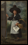 A Book Peddler by Master of the Canesso Peddler - Oil Painting canvas print
