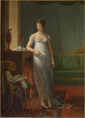 Madame Charles Maurice de Talleyrand Prigord 17611835 by baron François Gérard - Oil Painting canvas print