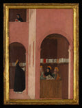Saint Thomas Aquinas Aided by Saints Peter and Paul by Bartolomeo degli Erri - Tempera canvas print