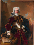 Andr Franois Alloys de Theys d'Herculais 16921779 by Nicolas de Largillierre (or Largillière) - Oil Painting canvas print