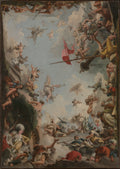 The Glorification of the Giustiniani Family by Giovanni Domenico Tiepolo - Oil Painting canvas print