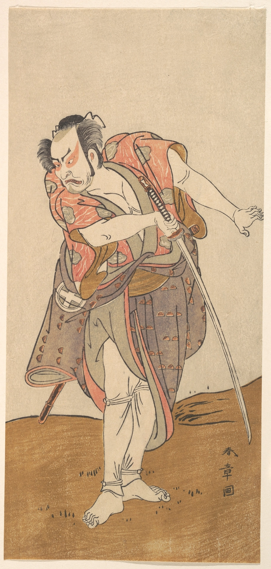 The Actor Otani Hiroyemon III by Katsukawa Shunshō　勝川春章 - Ukiyo-e canvas print