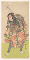 The First Nakamura Tomijuro as an Outlaw by Katsukawa Shunshō　勝川春章 - Ukiyo-e canvas print