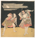 The Actors Otani Tomoemon I and Bando Mitsugoro I by Katsukawa Shunshō　勝川春章 - Ukiyo-e canvas print