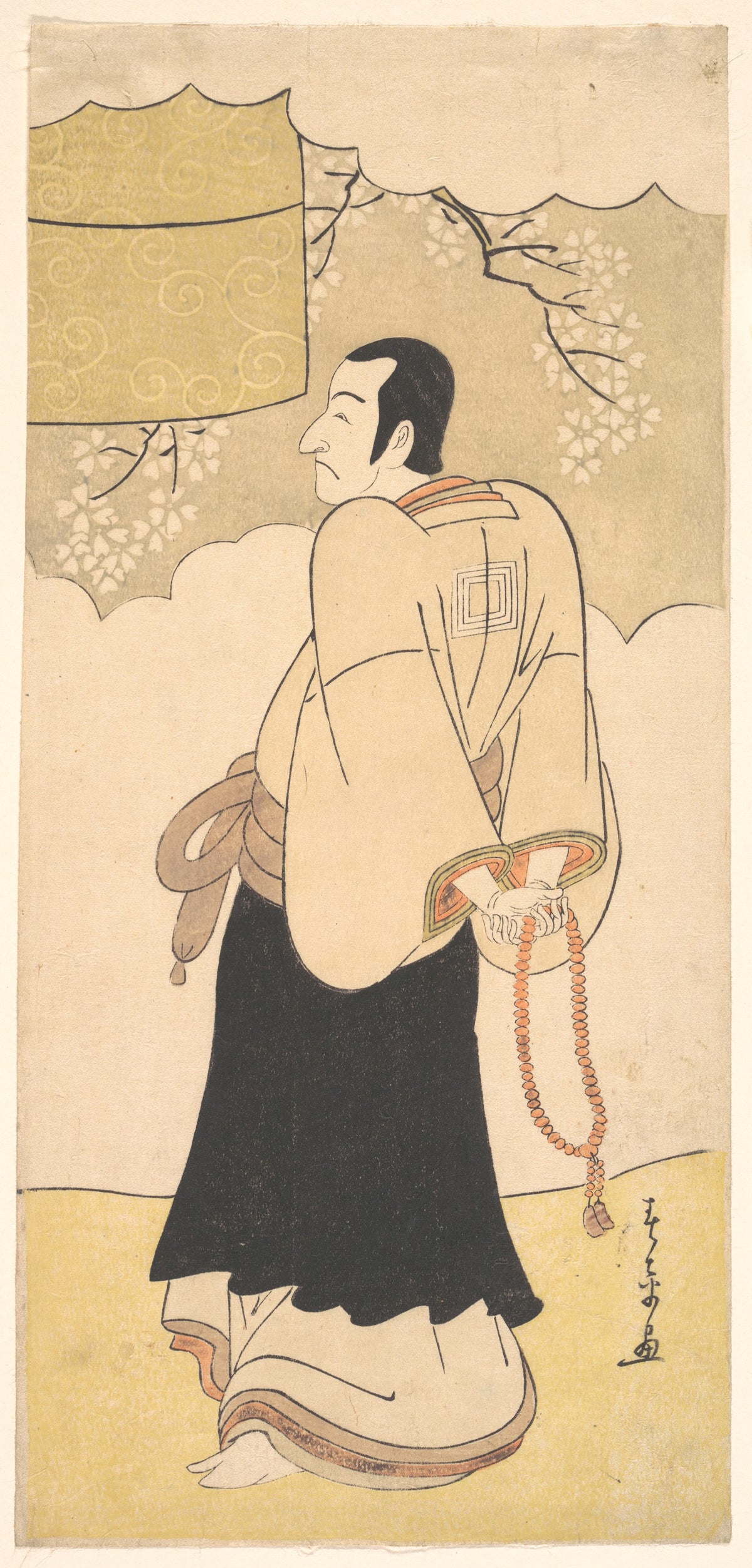 The Actor Ichikawa Danjuro V by Katsukawa Shunshō　勝川春章 - Ukiyo-e canvas print