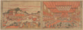 Cooling at Nakazu Kabuki Theater by Utagawa Toyoharu - Ukiyo-e canvas print