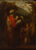 Abraham Dismissing Hagar and Ishmael by Barent Fabritius - Classic Art canvas print
