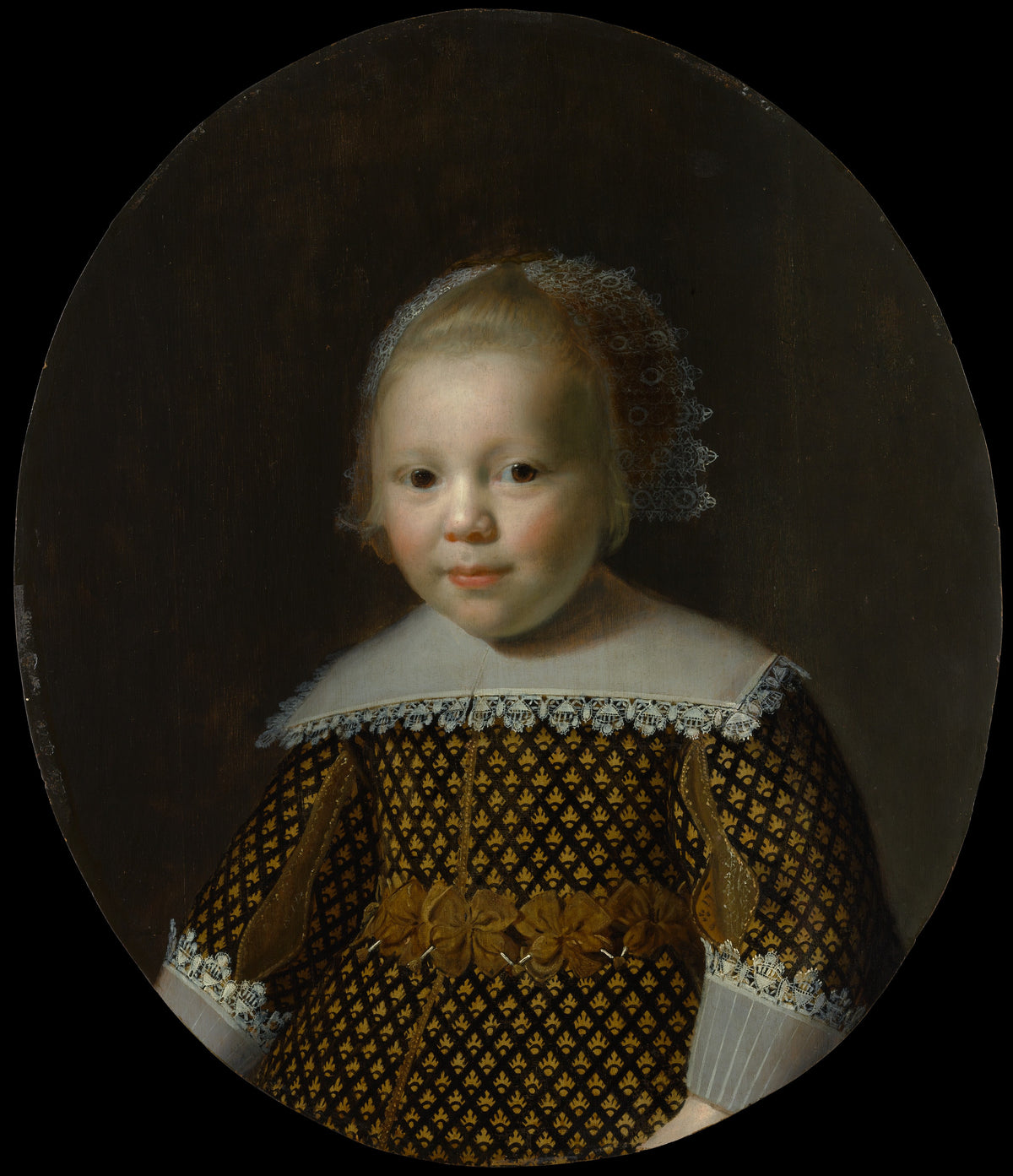 Portrait of a Young Boy by Paulus Moreelse - Classic Art canvas print