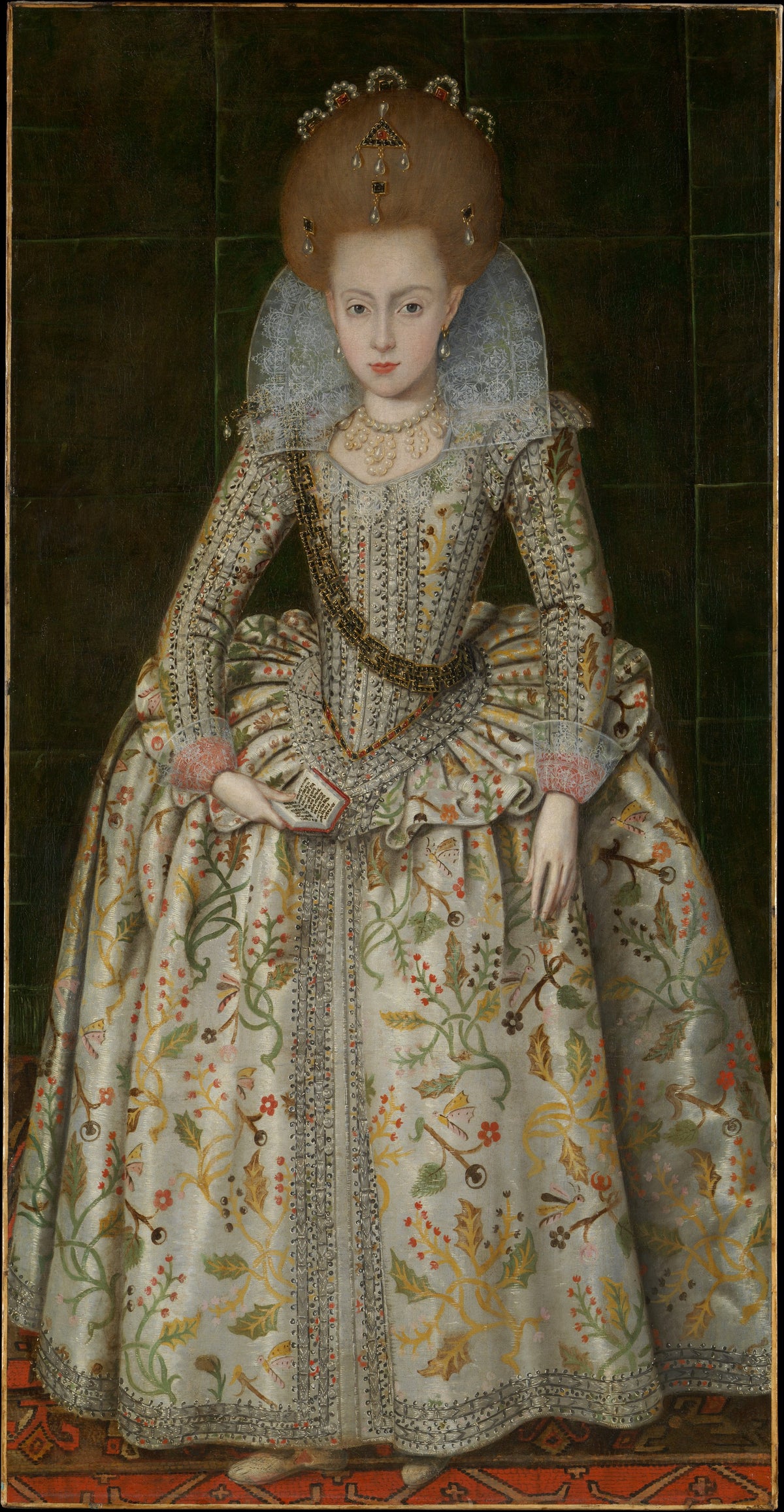 Princess Elizabeth 15961662, Later Queen of Bohemia by Robert Peake the Elder - Oil Painting canvas print