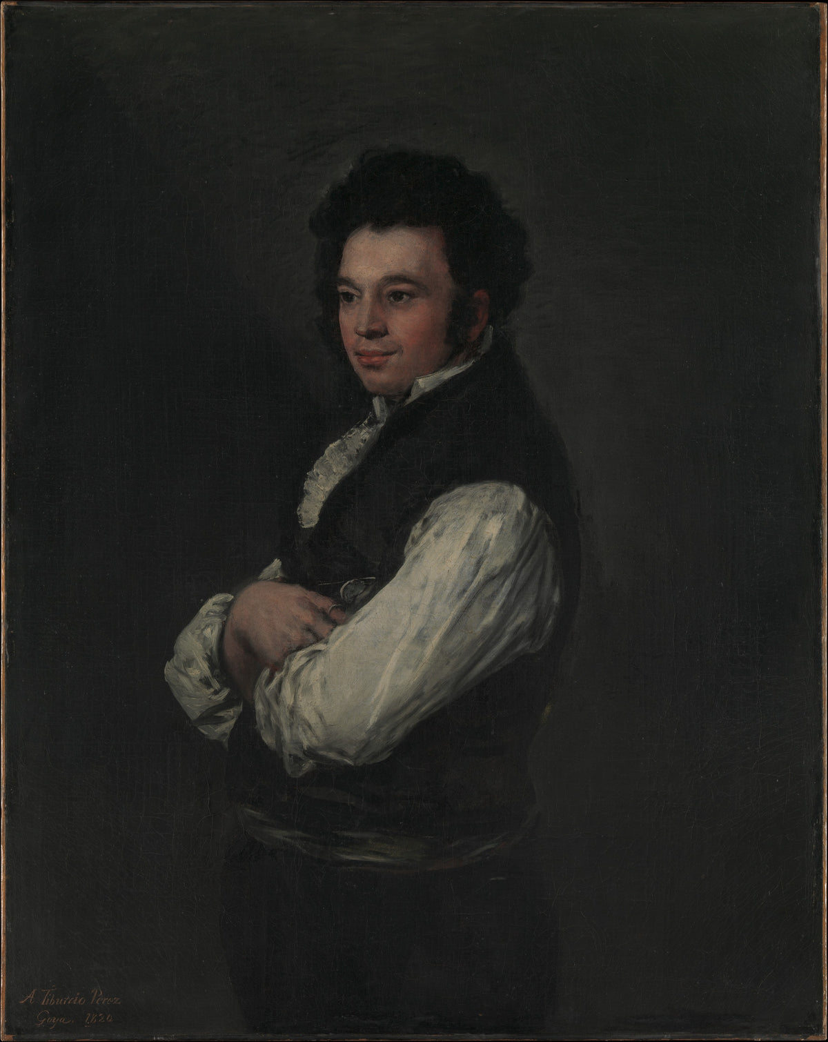 Tiburcio Prez y Cuervo 1785861841, the Architect by Goya (Francisco de Goya y Lucientes) - Romantic canvas print