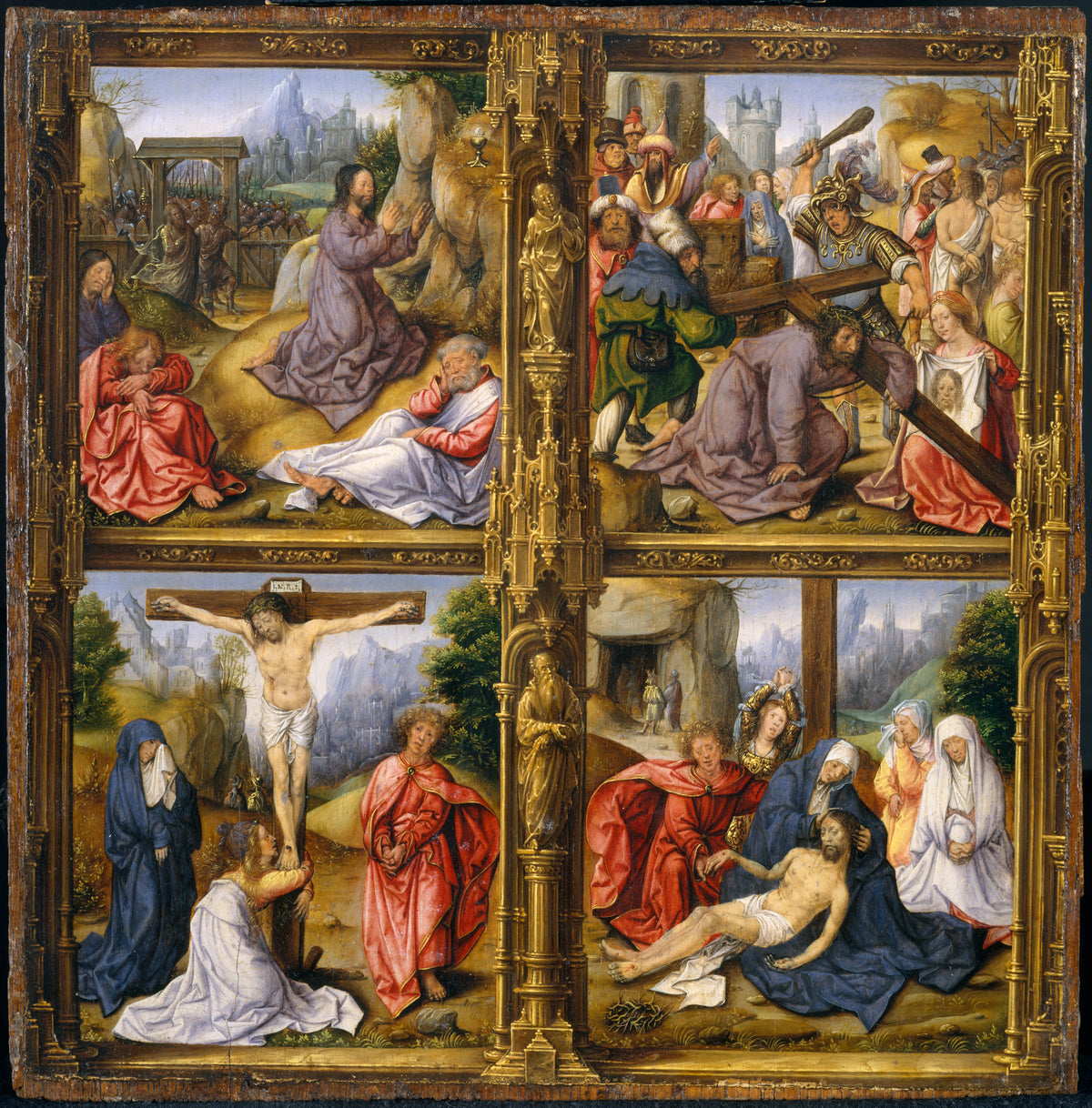 Four Scenes from the Passion by Bernard van Orley - Classic Art canvas print