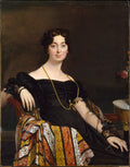 Madame Jacques-Louis Leblanc Franoise Poncelle, 17881839 by Jean Auguste Dominique Ingres - Oil Painting canvas print