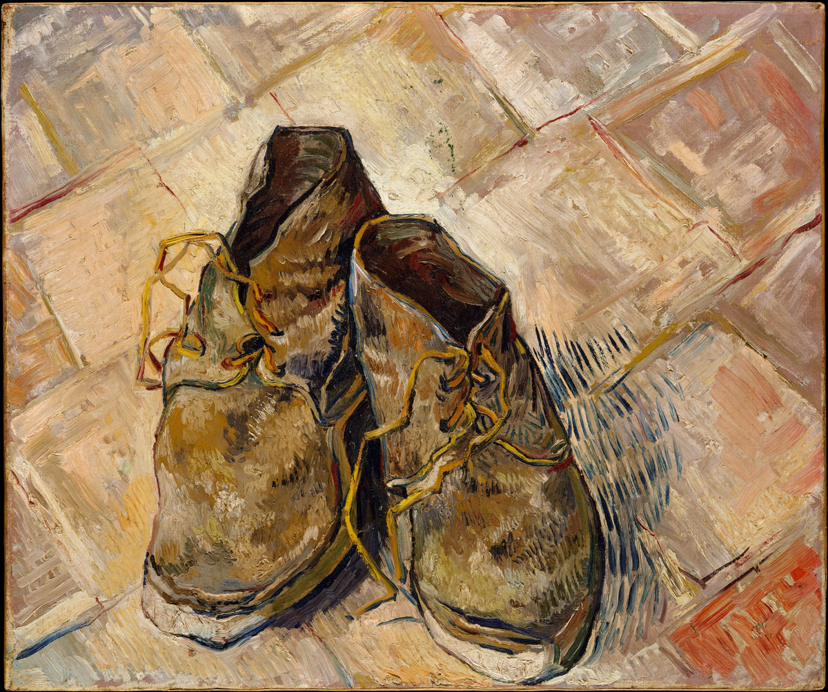 Shoes by Vincent van Gogh - Post-Impressionist canvas print