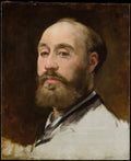 Head of Jean-Baptiste Faure 18301914 by Edouard Manet - Impressionist canvas print