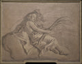 Allegorical Figure Representing Asia by Giovanni Domenico Tiepolo - Classic Art canvas print
