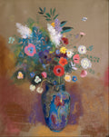 Bouquet of Flowers by Odilon Redon - Symbolist canvas print