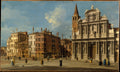 Campo Santa Maria Zobenigo, Venice by Canaletto (Giovanni Antonio Canal) - Oil Painting canvas print