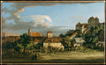 Pirna The Obertor from the South by Bernardo Bellotto - Oil Painting canvas print