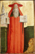 Saint Jerome by Antonio Vivarini - Tempera canvas print