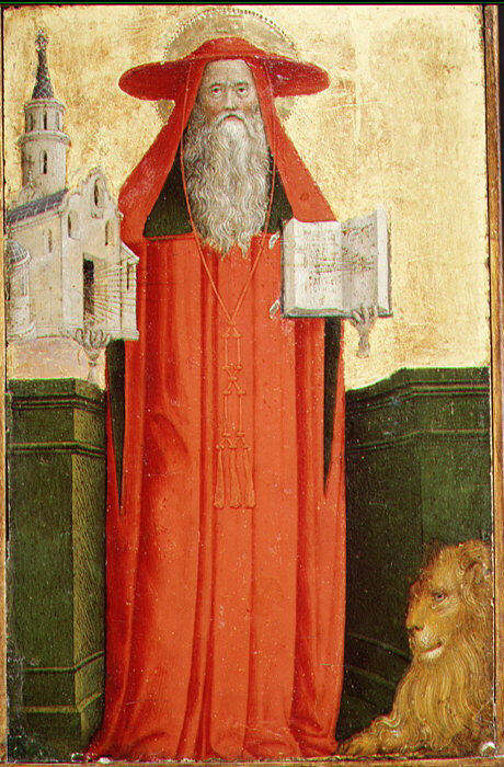 Saint Jerome by Antonio Vivarini - Tempera canvas print