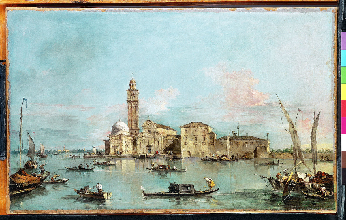 The Island of San Michele, Venice by Francesco Guardi - Oil Painting canvas print